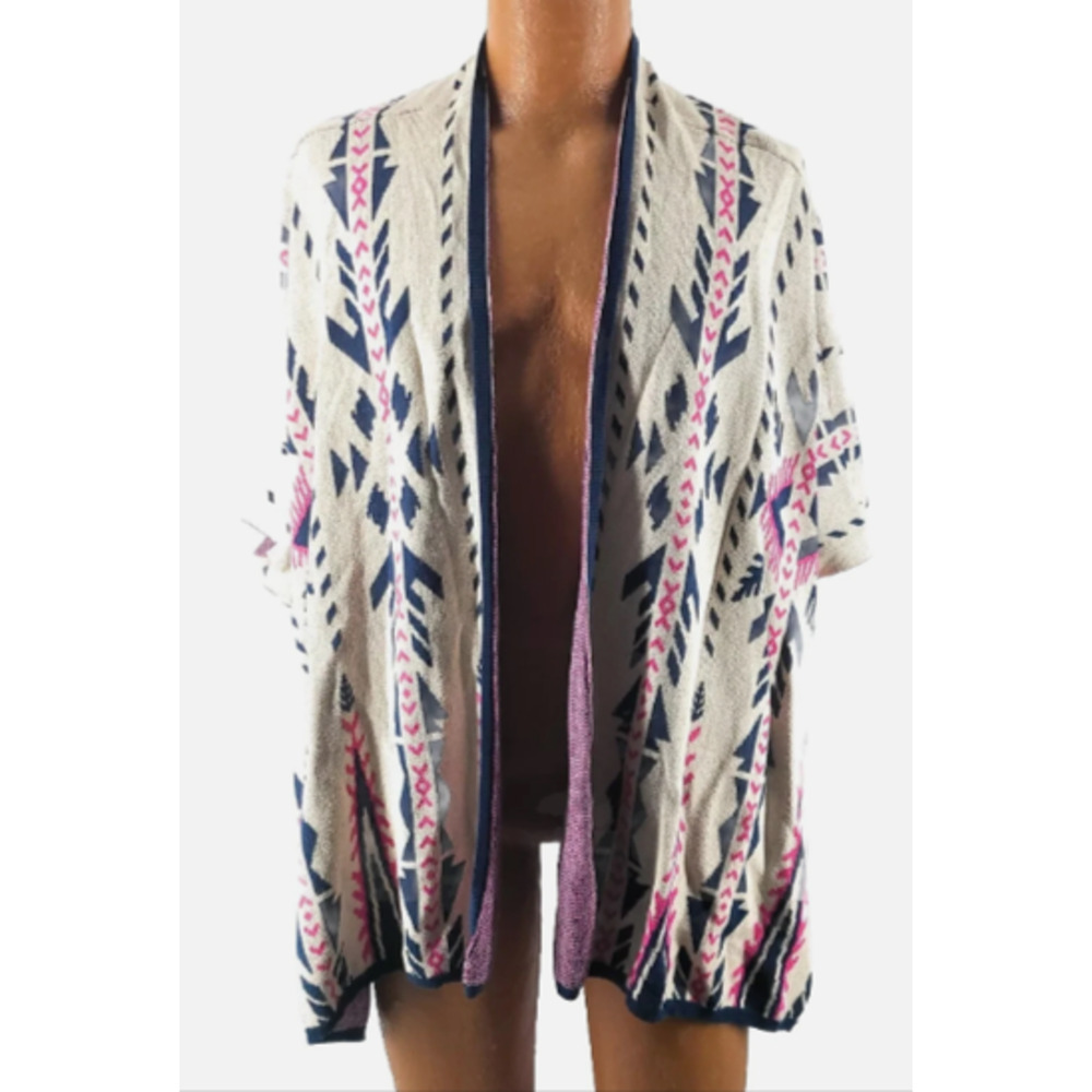 Women's Flying Tomato Large Poncho open Cardigan